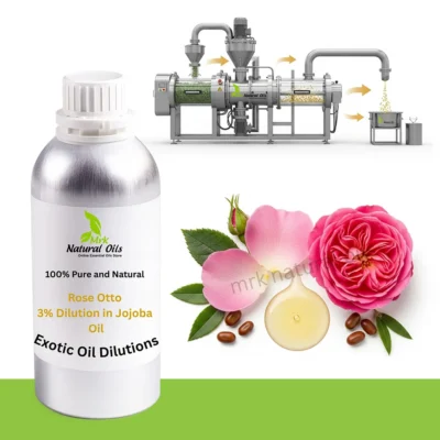 Rose Otto 3% Dilution in Jojoba OilRosa damascena, Simmondsia chinensis